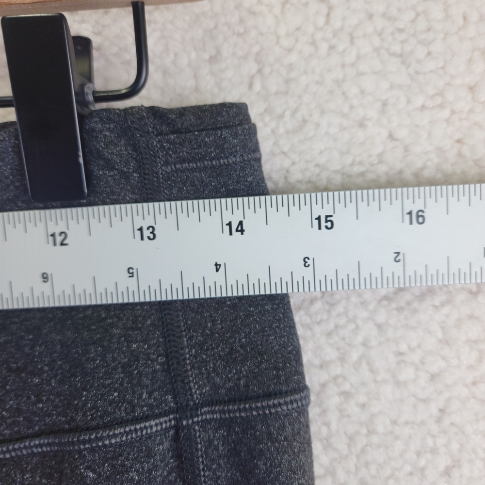 Luga Yoga Pants Charcoal Gray Heathered Bootcut Side Pockets Large Womens Medium - Picture 4 of 9